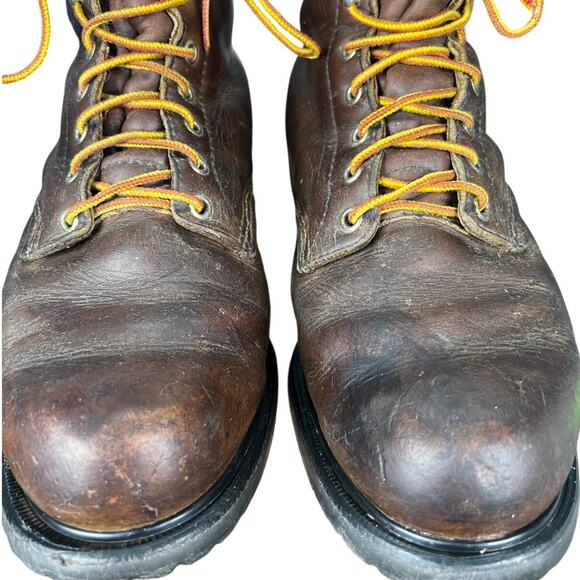 Vintage Red Wing Men’s 2233 Supersole Brown Leather Work Boot Size 10.5 D main image 6